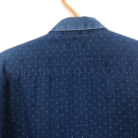 Adolfo Dominguez L/S Cotton Button Down Shirt 8.5 - Picture 6 of 7